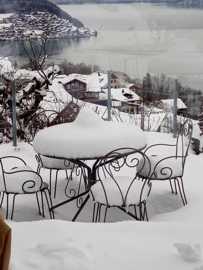 Moderne Unterkunft Mit Panoramablick Auf Thunersee Krattigen Exteriér fotografie